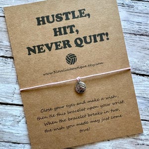 Volleyball Gift, Wish Bracelet, Volleyball Bracelet, Volleyball Team Bracelet, Wish Bracelet, Volleyball Team Gift, Wish Bracelets, Gift