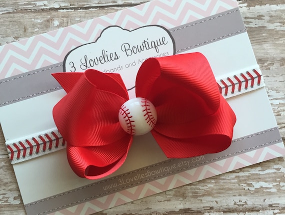 baby girl baseball headband