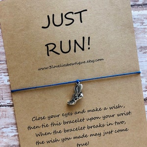 Running Gift.Runners Gift.Runners Wish Bracelet.Wish Bracelet.X Country Gift.Track and Field Gift.Runners Gift.Running Gifts.X Country.Gift