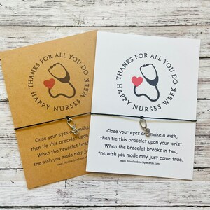 Nurses Gift.Nurse Gift.Nurse Wish Bracelet.Wish Bracelet.CNA Gift.CNA Gifts.Nurse Week Gift.Nurse.RN Gift.Gift For Nurse.Nurses Week Gift