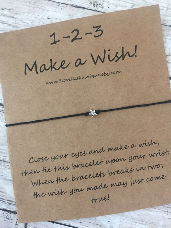 star wish bracelet