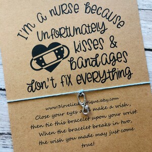 Nurses Gift.Nurse Gift.Nurse Wish Bracelet.Wish Bracelet.CNA Gift.CNA Gifts.Nurse Week Gift.Nurse.RN Gift.Gift For Nurse.Nurses Week Gift