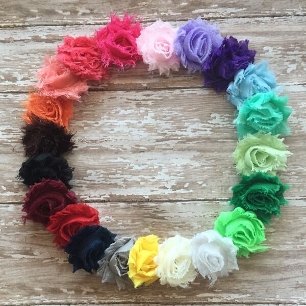 8 MINI Shabby Chic Headbands, Headband Set, Newborn Headband, Children's Headband, Headband, Baby Headband, Infant Headband, Baby, Baby Girl