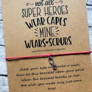 Healthcare Worker Gift.Nurse Gift.Nurse Wish Bracelet.Wish Bracelet.Nurse Wish Bracelet.Nurse Week Gift.Gift For Nurse.Medical Worker Gift