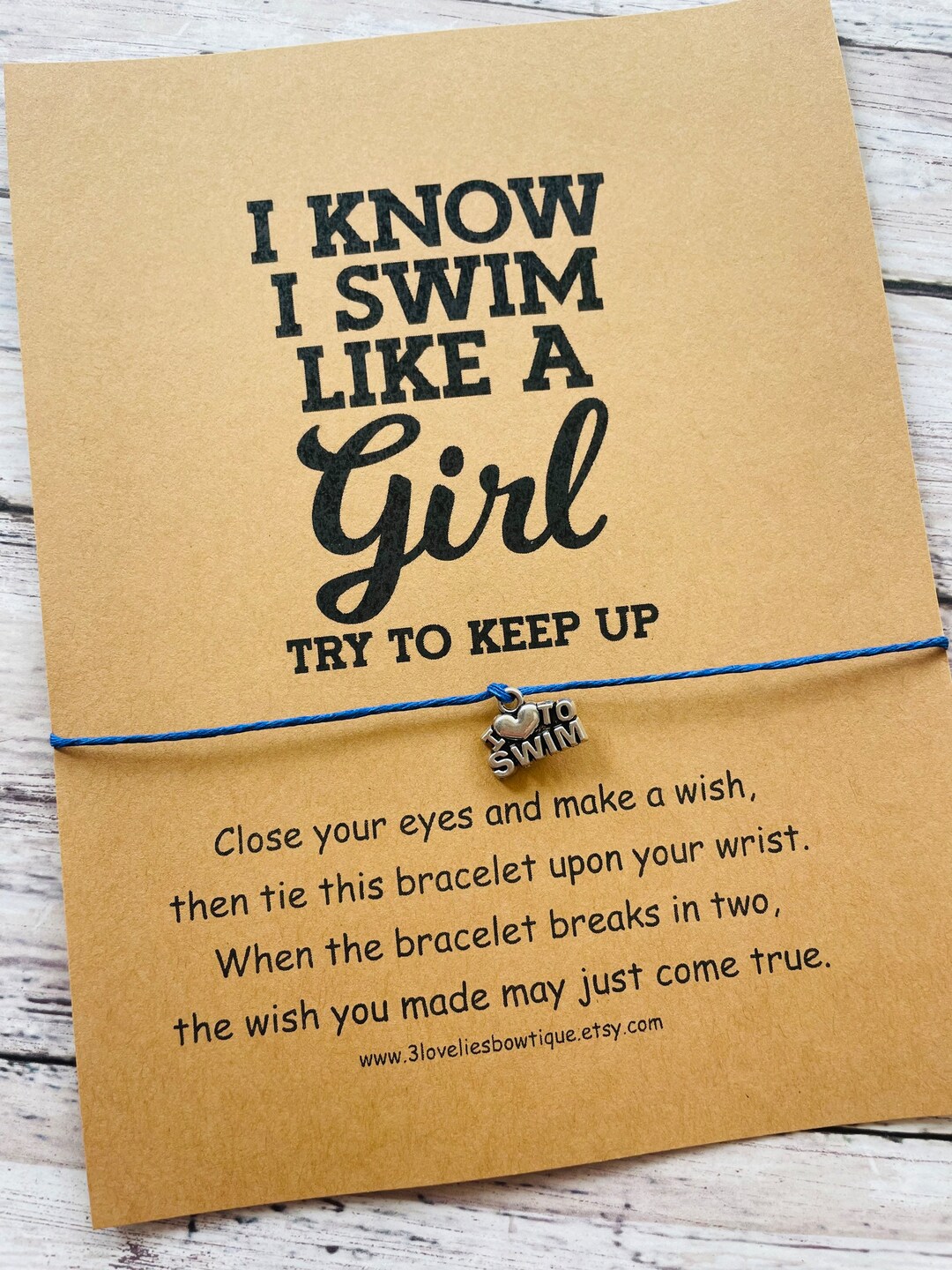 Swimmer's Gift, Swim Team Gift, Swim Coach Gift, Swimmer's Wish