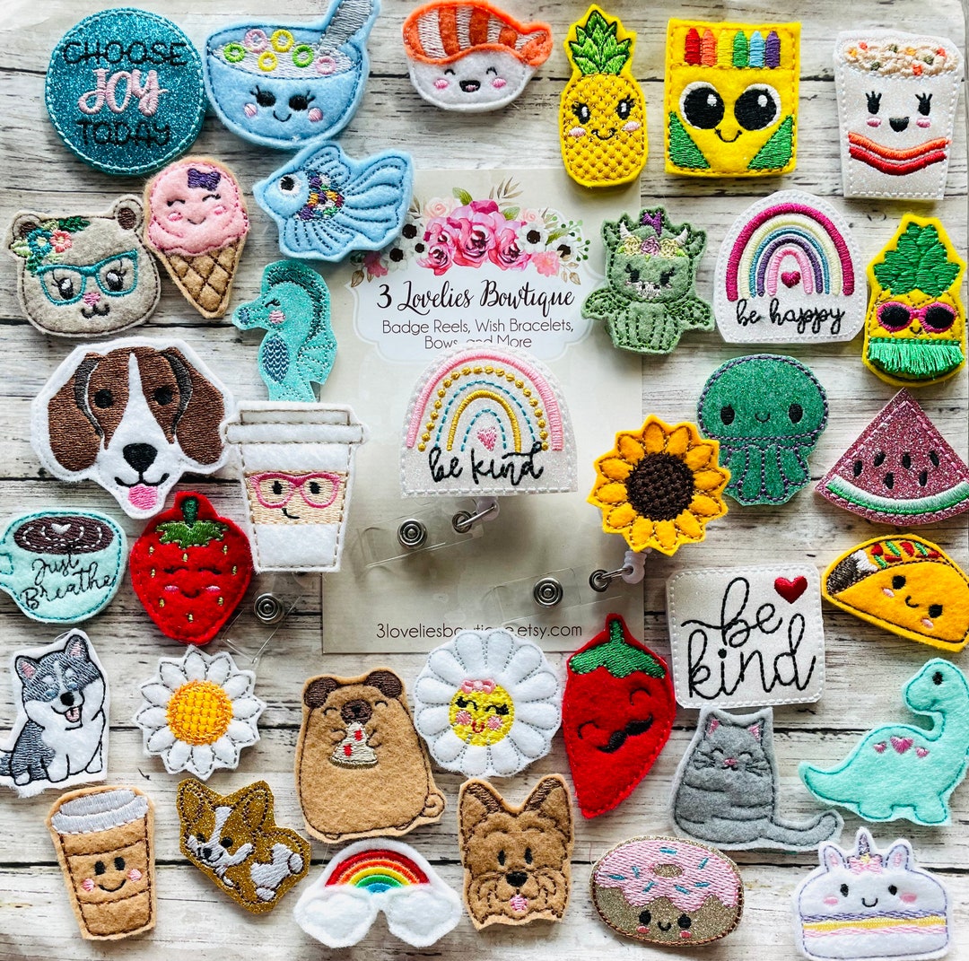 Pick 5 Badge Reel TOPPERS. Badge Reels.badge Reel.badge Holder