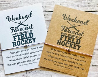 Field Hockey Gift, Hockey Team Gift, Girl Hockey Gift, Hockey, Hockey Gift Girl, Hockey Team Gifts, Bracelet, Field Hockey, Wish Bracelet