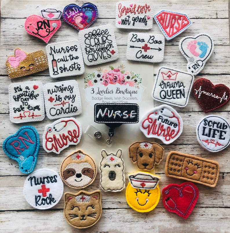 Pick 5 Badge Reel TOPPERS. Badge Reels.badge Reel.badge Etsy