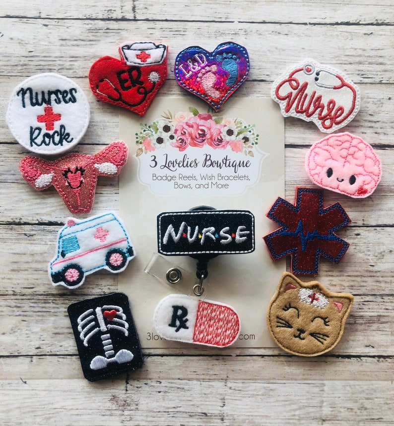 Choose 2 Medical Badge Reels.doctor Badge Reel.nurses Badge Etsy