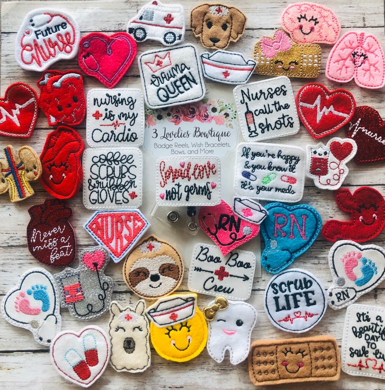 Choose 2 Medical Badge Reels.doctor Badge Reel.nurses Badge Etsy