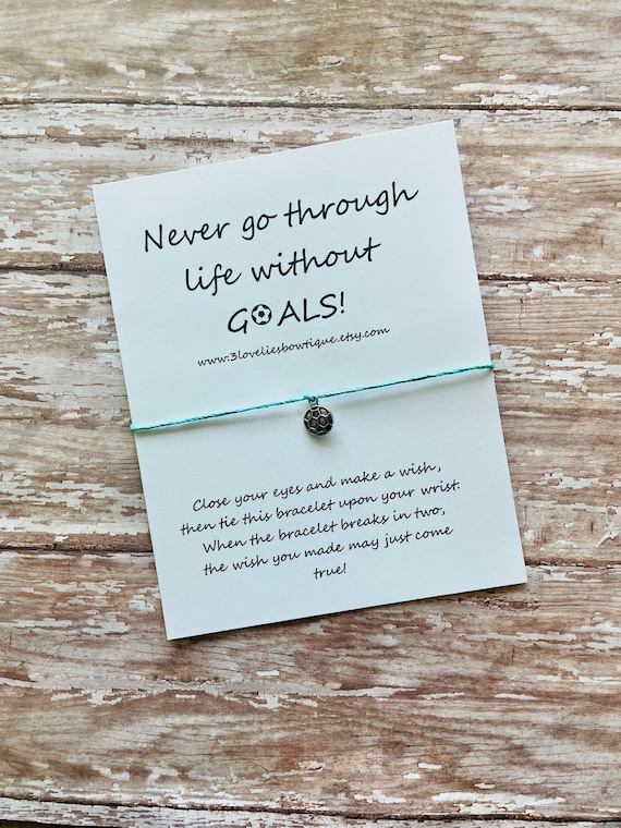 Soccer wish best sale bracelet