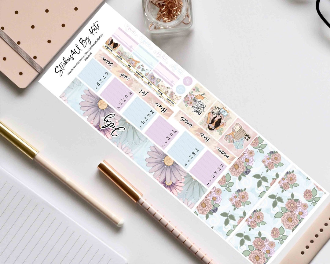 I Love Spring | Hobonichi Weeks Monthly Sticker Kit | Hobonichi Weeks ...