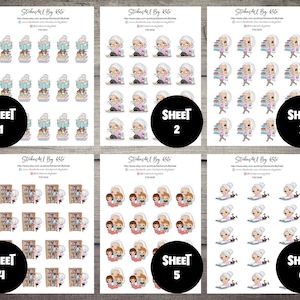 Homework | Reading | Book Return | Library | Revision | Functional Planner Sticker | Erin Condren, Kikki-K, Happy Planner and More