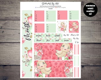 Happy Easter | Hobonichi Weeks Monthly Sticker Kit | Hobonichi Weeks Planner
