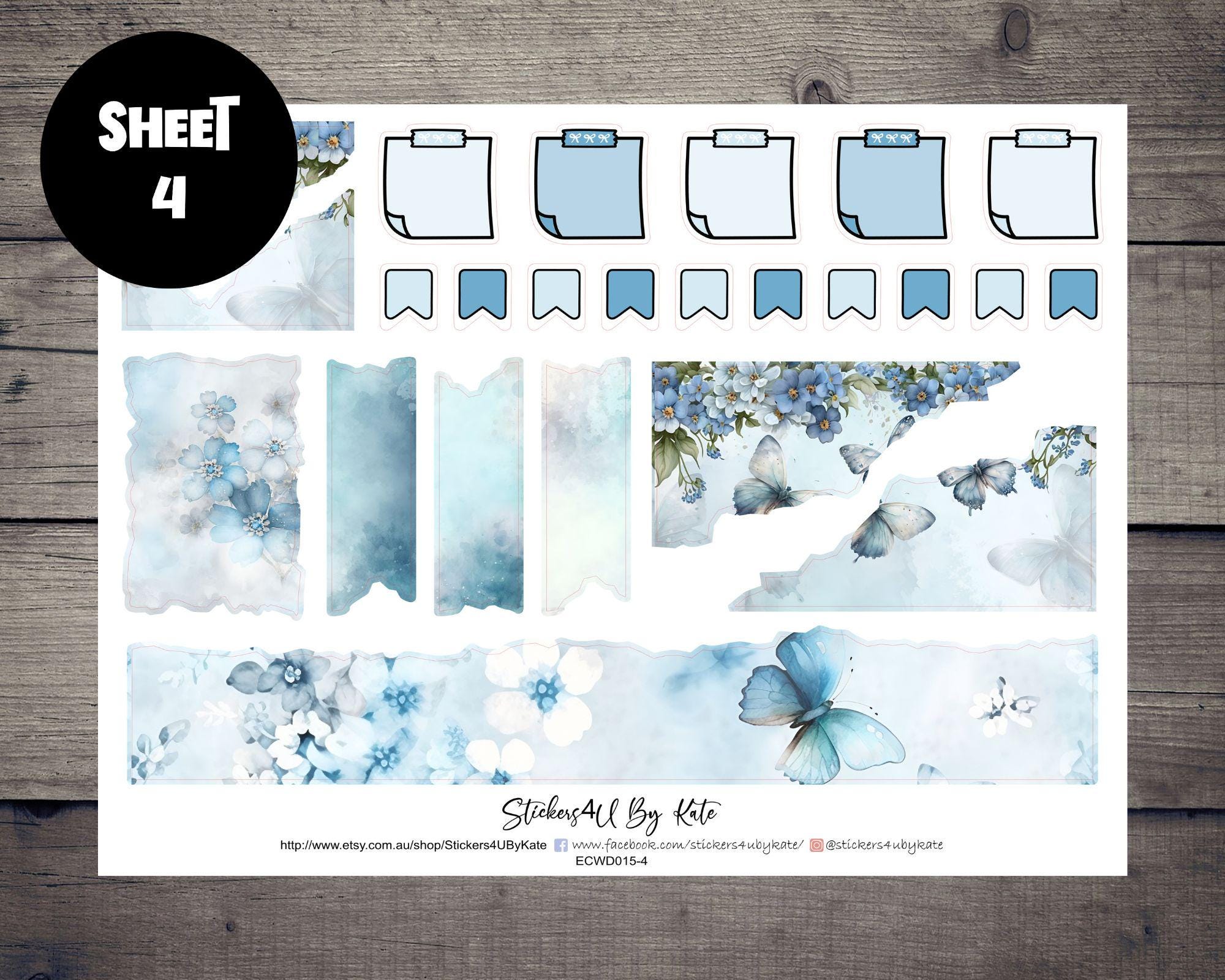 Floral Mist | Erin Condren 7x9 Dashboard Planner Weekly Kit ...