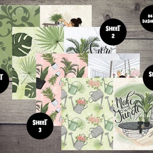 Plant Lady B6 Traveler Notebook | A6 Traveler Notebook | Personal TN | Pocket TN | TN Dashboard | Travelers Notebook Dashboard