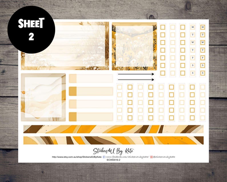 Boho Spring | Erin Condren 7x9 Dashboard Planner Weekly Kit ...