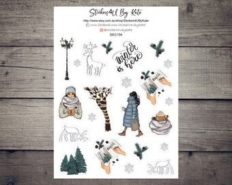 Winter is Coming clipart | Winter Decorative Planner Sticker | Erin Condren, Kikki-K, Happy Planner and More