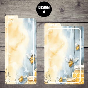 Watercolour Bee | Hobonichi Pencil Board for Hobo Weeks | Hobo Original | Hobo Cousin | Bookmark | Pencil Board