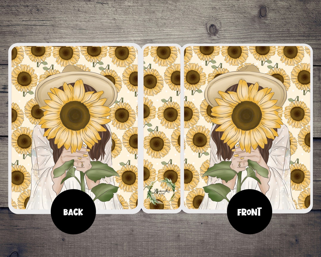 Sunflower Girl Sticker Album | Large | Small Sticker Storage ...