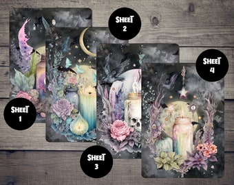 Magical Candles Planner Dashboard | A5, B6 and Personal Planner Dashboard for ring Planners, Journals, Scrapbooking, TNs / Foxy Fix