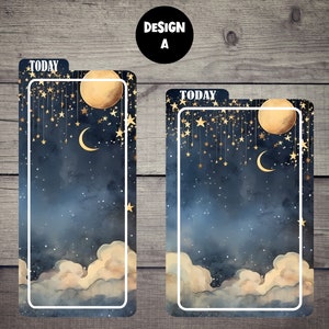 Starry Night Sky | Hobonichi Pencil Board for Hobo Weeks | Hobo Original | Hobo Cousin | Bookmark | Pencil Board