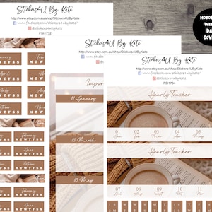 Cozy 2025 Hobonichi Weeks Covers | Monthly Headers | Yearly Tracker Covers | Hobonichi Weeks Planner