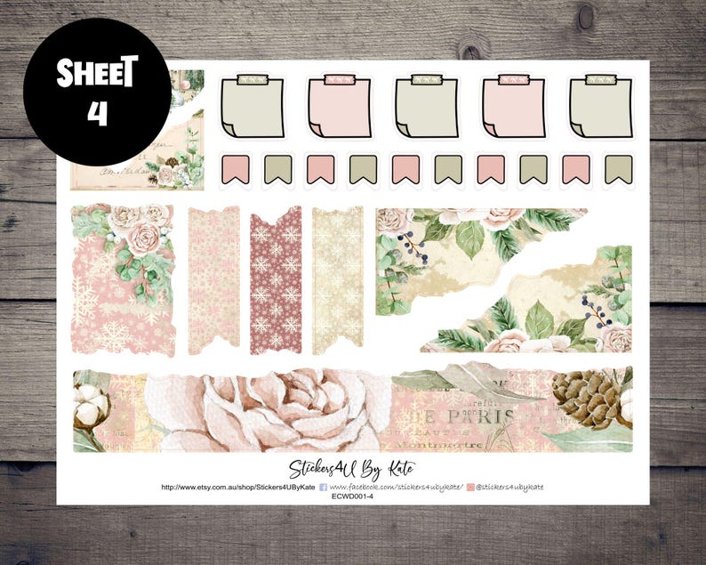 Boho Floral | Erin Condren 7x9 Dashboard Planner Weekly Kit ...