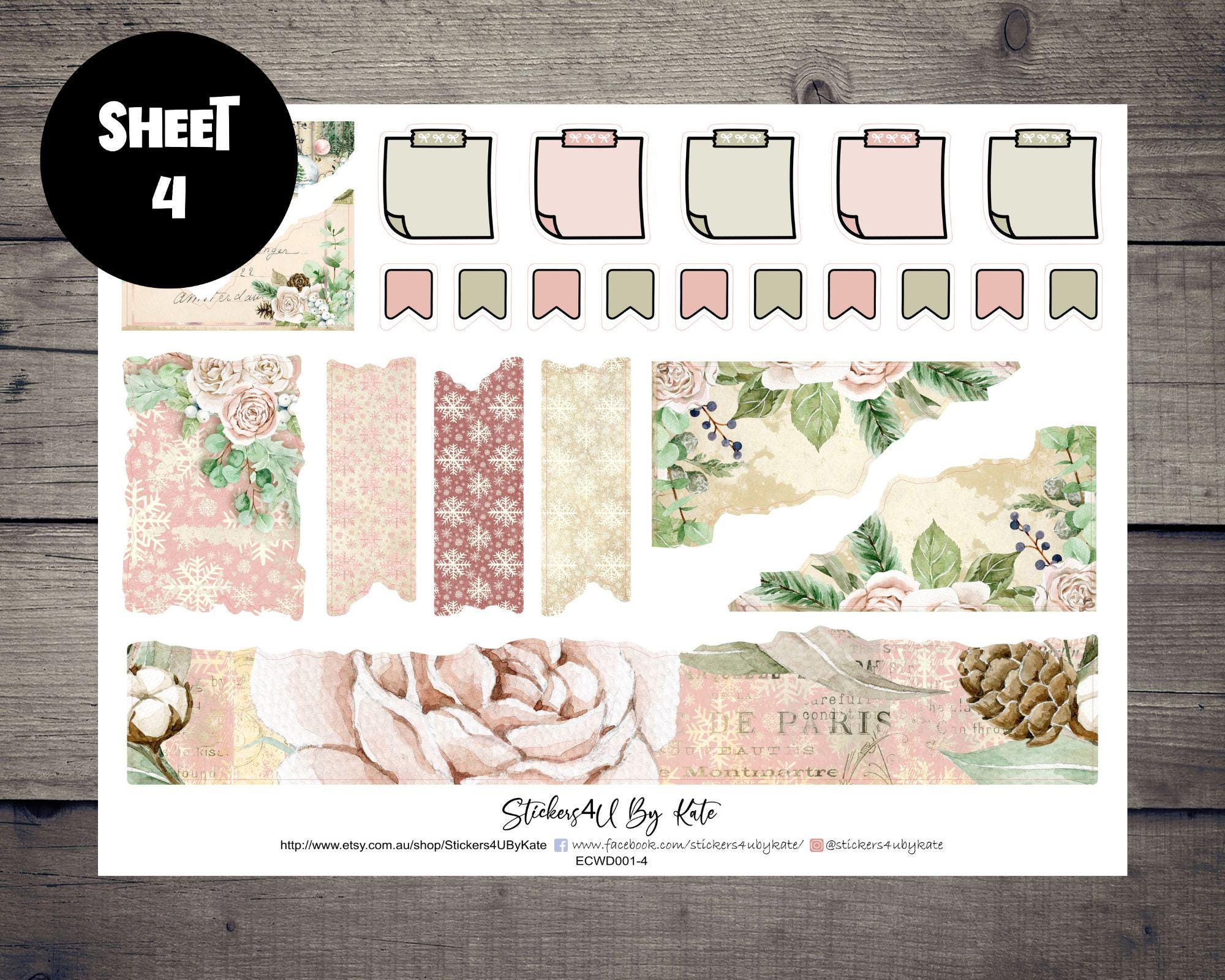 Boho Floral | Erin Condren 7x9 Dashboard Planner Weekly Kit ...