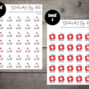Mini Icon | Nurse and Doctor | Medical Work Planner Stickers - Erin Condren, Kikki-K, Happy Planner and More