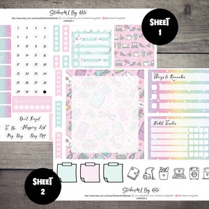 I Love Planning | Lime Weekly Sticker Kit | Individual sheets or full kit | Lime Weekly Planner