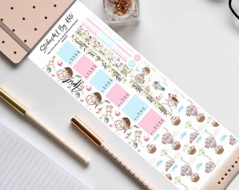 Happy Easter | Hobonichi Weeks Monthly Sticker Kit | Hobonichi Weeks Planner