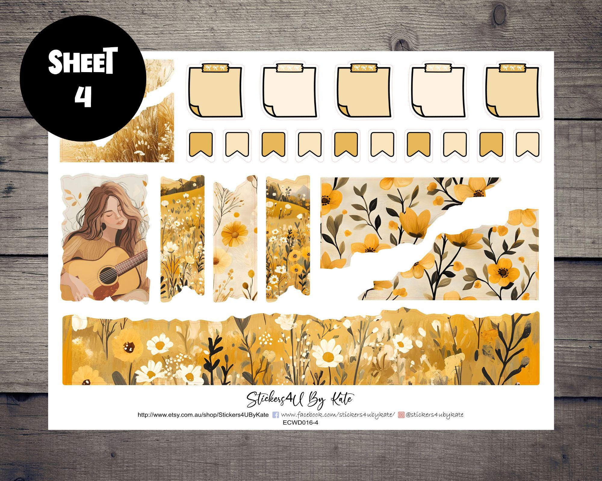 Boho Spring | Erin Condren 7x9 Dashboard Planner Weekly Kit ...