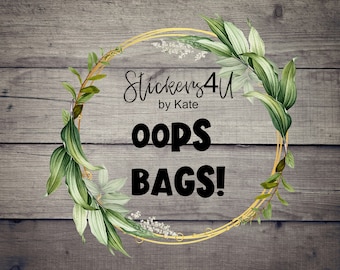 Surprise Oops Bags | Misfit Stickers | Grab bags | Erin Condren, Kikki-K, Happy Planner, Hobonichi Weeks and More