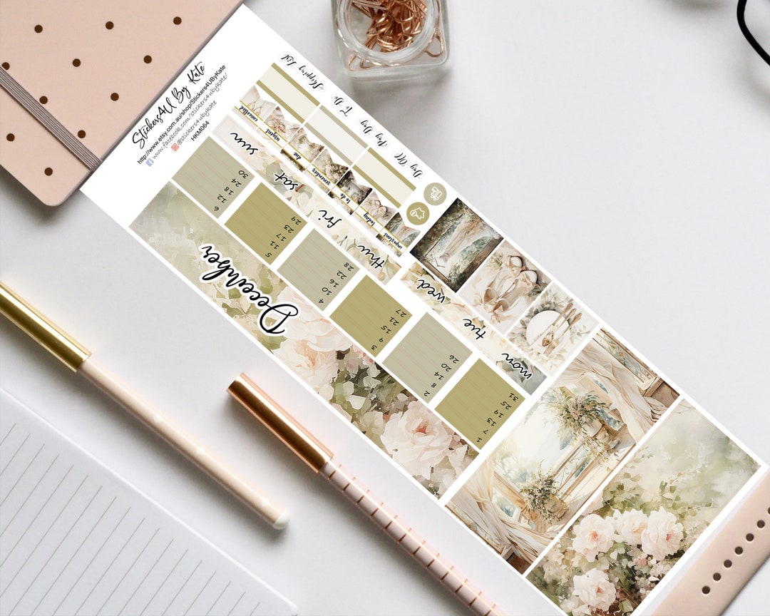 Wedding | Hobonichi Weeks Monthly Sticker Kit | Hobonichi Weeks Planner ...