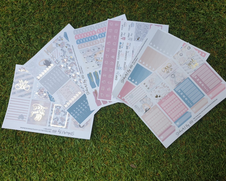 All You Need is Love | Foiled Weekly Planner Stickers Kit | Individual ...