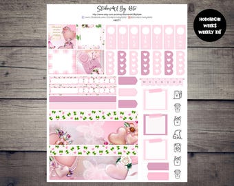Happy Valentines | Hobonichi Weeks Weekly Sticker Kit | Hobonichi Weeks Planner