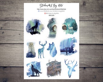 Forest | Decorative Planner Sticker | Erin Condren, Kikki-K, Happy Planner and More