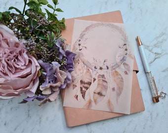 Vellum Dashboards |  Personal size | B6 Planner Dashboards for ring Planners, Journals, Scrapbooking, TNs / Foxy Fix, Traveler's Notebook