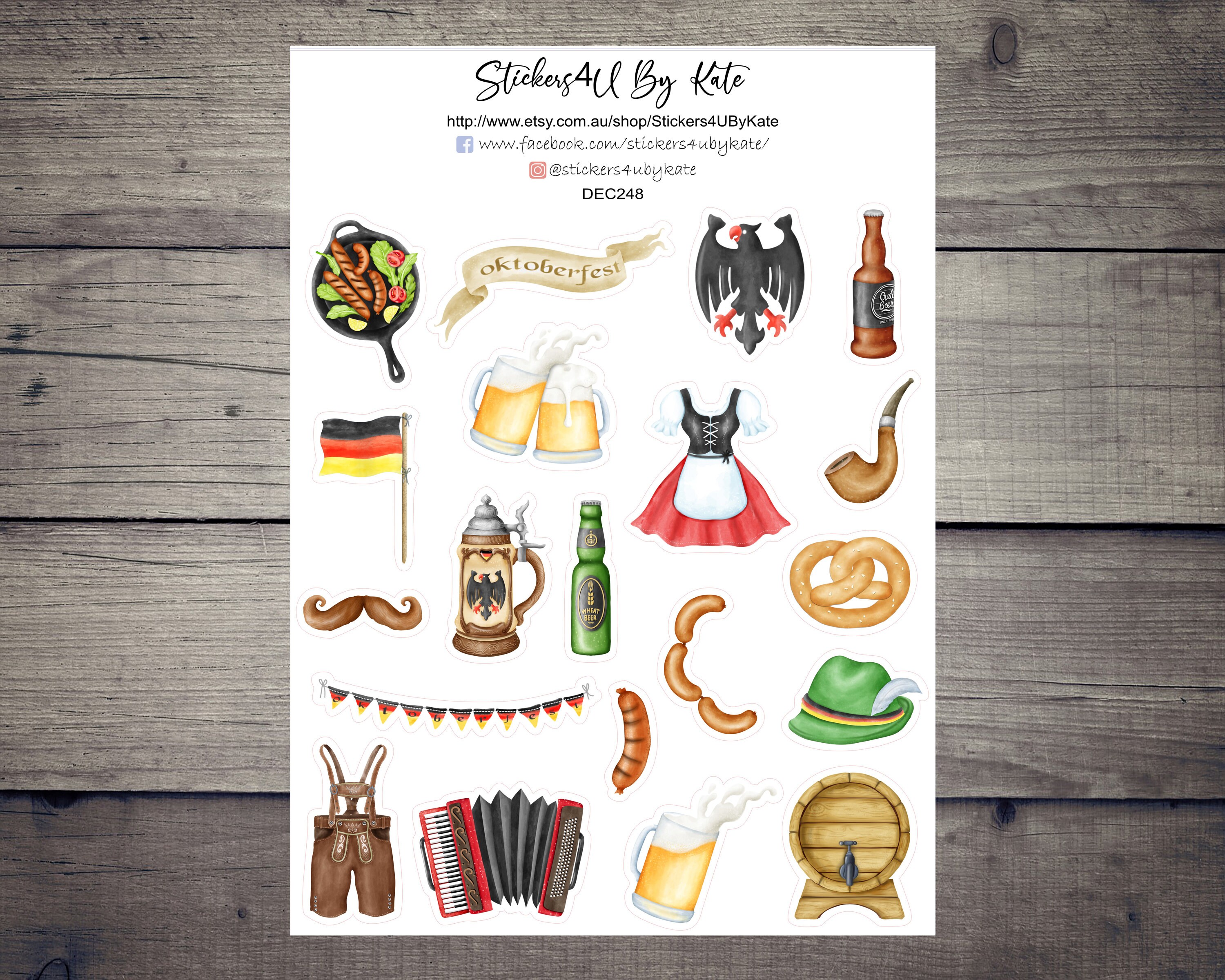 Oktober Fest Clipart | Oktober Fest Decorative Planner Sticker | Erin  Condren, Kikki-k, Happy Planner and More - Etsy Finland, image size:3000x2400