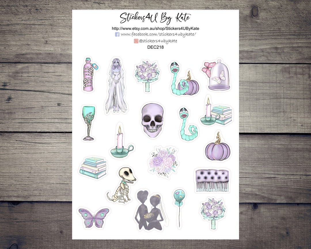 Pastel Halloween | Decorative Planner Sticker | Erin Condren, Kikki-k ...