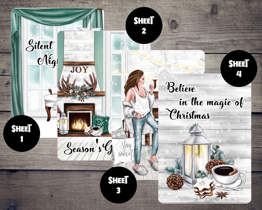 Cozy Winter Planner Dashboard | HP, A5, B6,personal Planner Dashboard ...