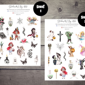 Halloween vibes Decorative Planner Sticker | Erin Condren, Kikki-K, Happy Planner and More