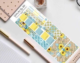 Sunflower | Hobonichi Weeks Monthly Sticker Kit | Hobonichi Weeks Planner