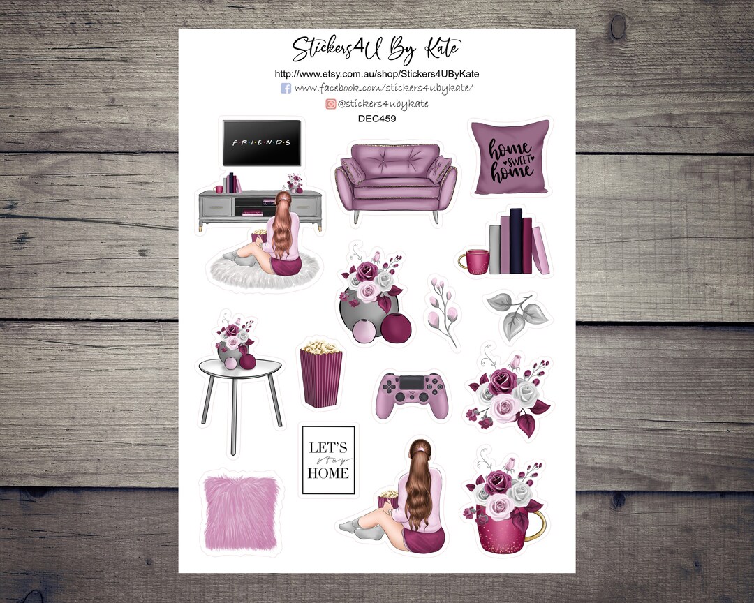 Home Sweet Home Clipart | Home Sweet Home Decorative Planner Sticker ...