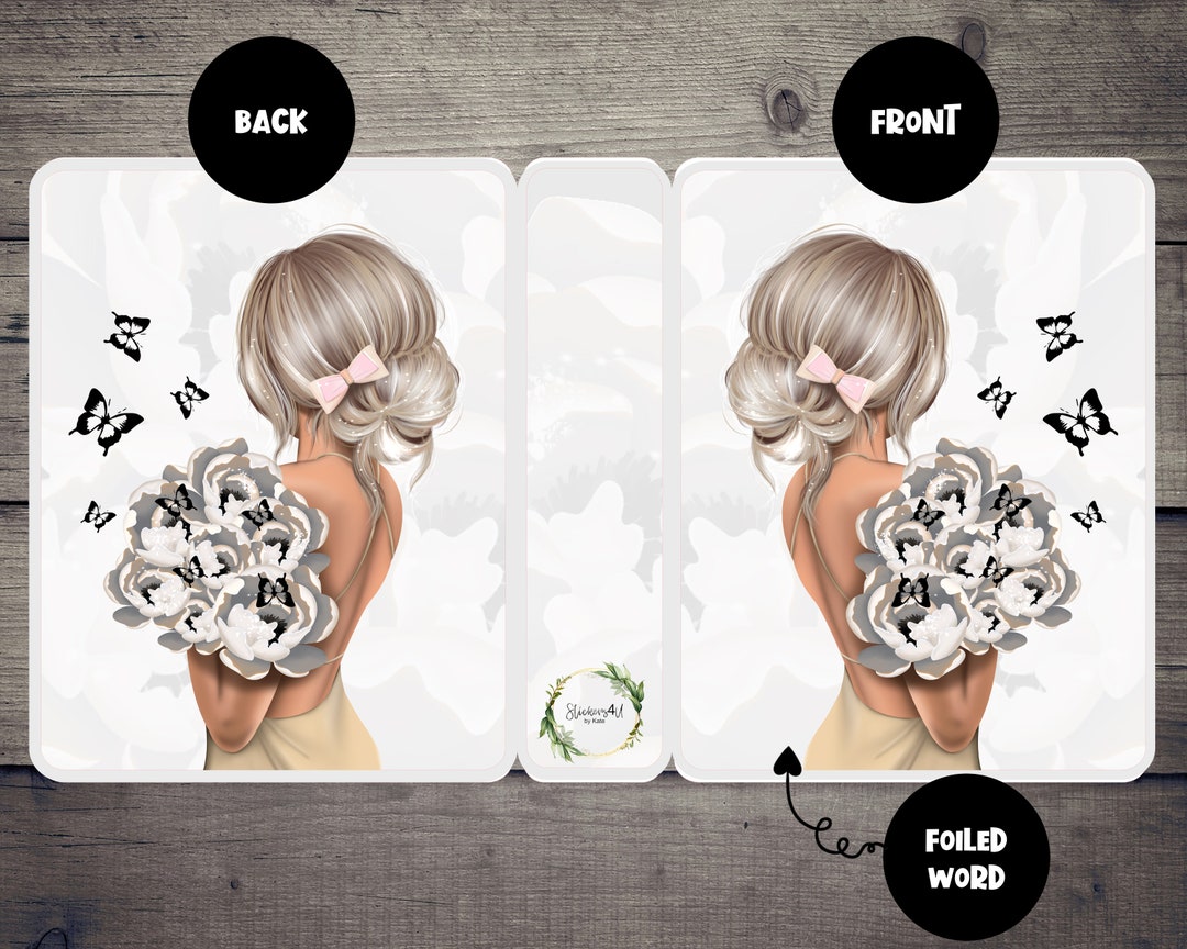Flower Girl Sticker Album | Large | Small Sticker Storage | Sticker ...