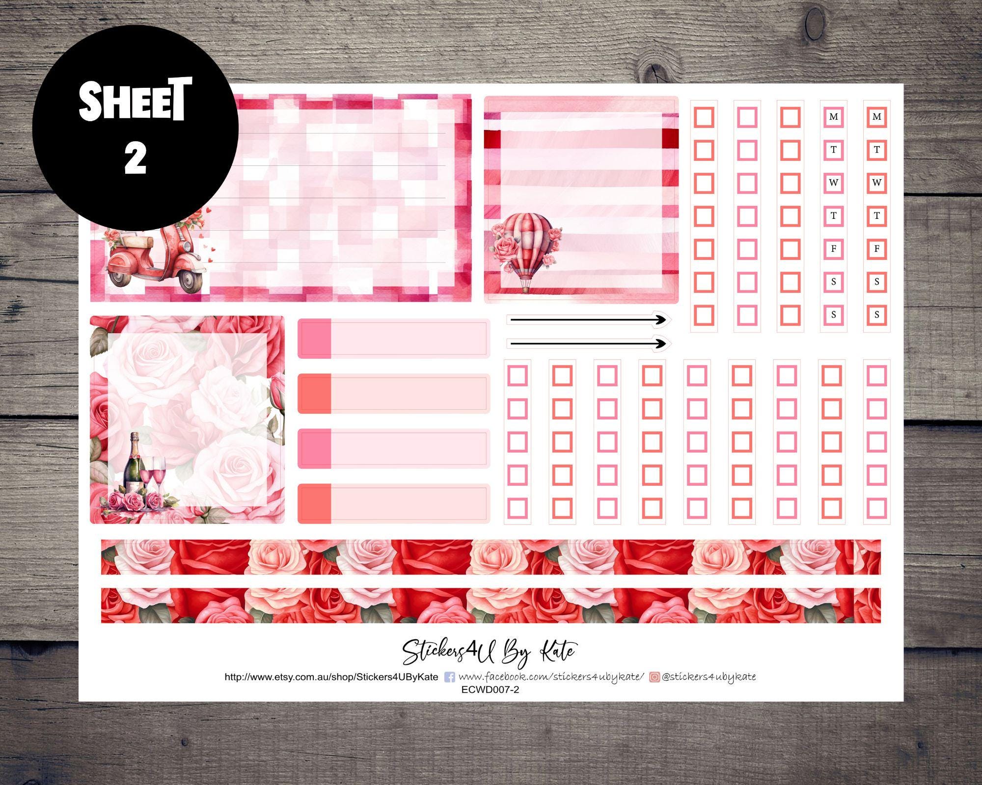XOXO | Erin Condren 7x9 Dashboard Planner Weekly Kit | Functional ...