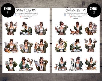 Planner Girl Scrapbooking Decorative Stickers | Erin Condren, Kikki-K, Happy Planner and More