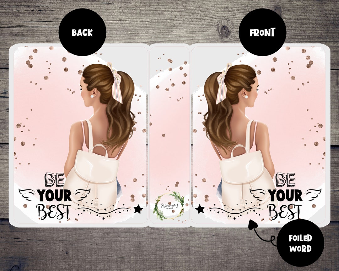 School Girl Sticker Album | Large | Small Sticker Storage | Sticker ...