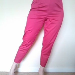 Magenta Pink 1950s Style Cigarette Pants True Vintage Fit. - Etsy